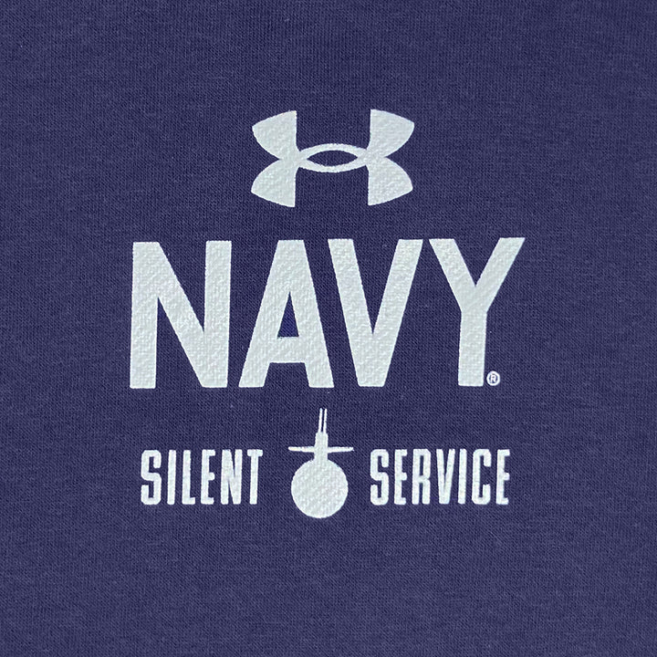 Navy Under Armour Anchor Silent Service Performance Cotton Hood (Navy)