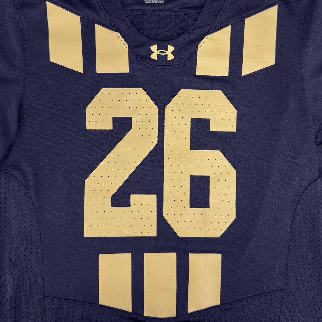 Navy Under Armour 100th Anniversary Replica Football Jersey (Navy)