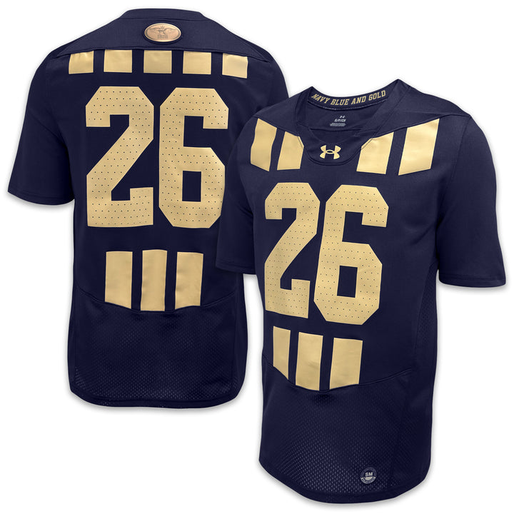 Navy Under Armour 100th Anniversary Replica Football Jersey (Navy)