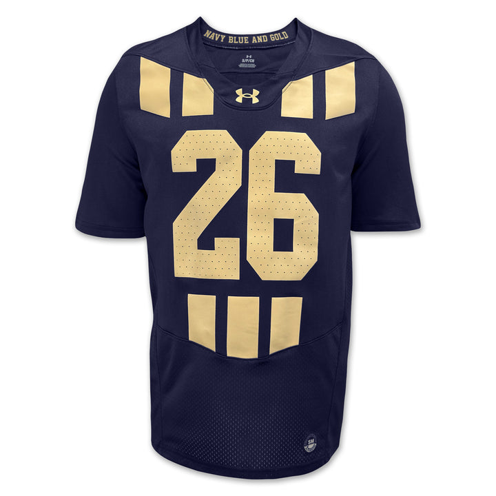 Navy Under Armour 100th Anniversary Replica Football Jersey (Navy)