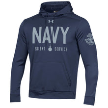 Load image into Gallery viewer, Navy Under Armour 2023 Rivalry Silent Service Fleece Hood (Navy)