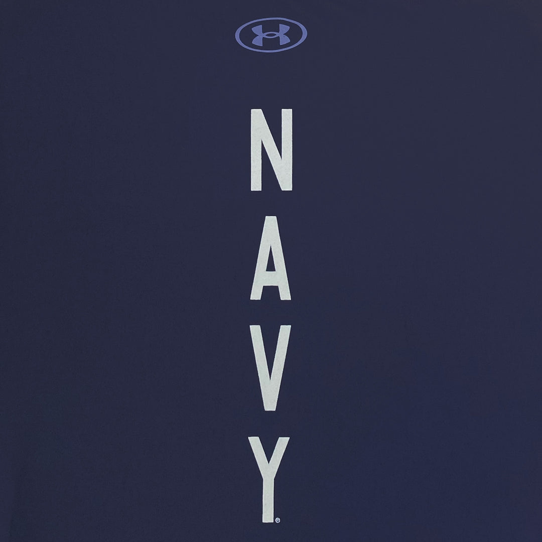 Navy Under Armour Anchor Silent Service Spine Tech T-Shirt (Navy)