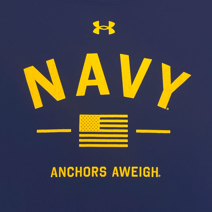 Navy Under Armour Anchors Aweigh Tech T-Shirt (Navy)