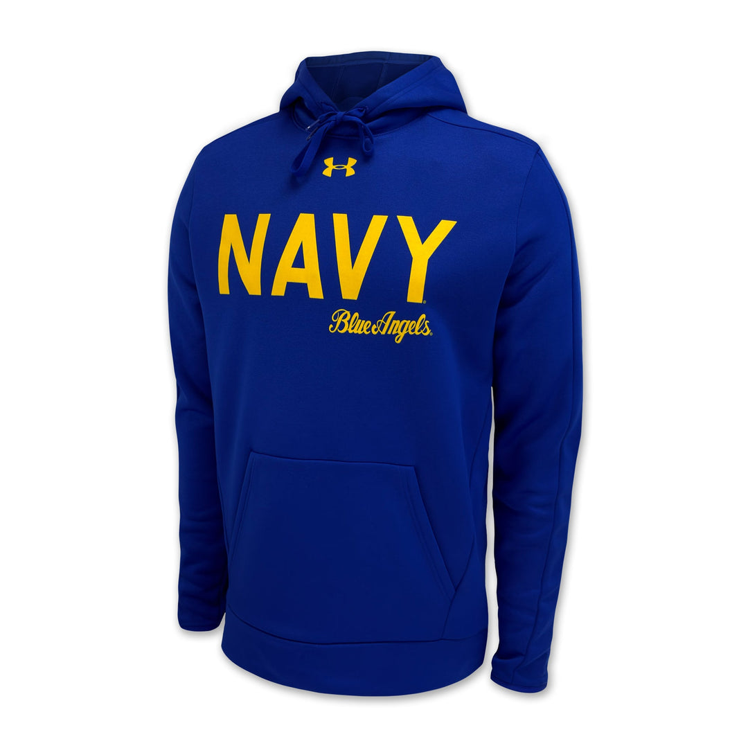 Navy Under Armour Blue Angels Armour Fleece Hood (Royal)