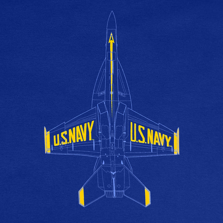 Navy Under Armour Blue Angels Armour Fleece Hood (Royal)