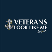 Load image into Gallery viewer, Navy Vet Looks Like Me Ladies T-Shirt