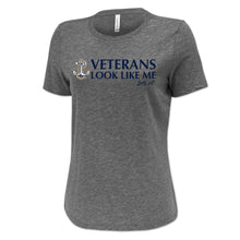 Load image into Gallery viewer, Navy Vet Looks Like Me Ladies T-Shirt