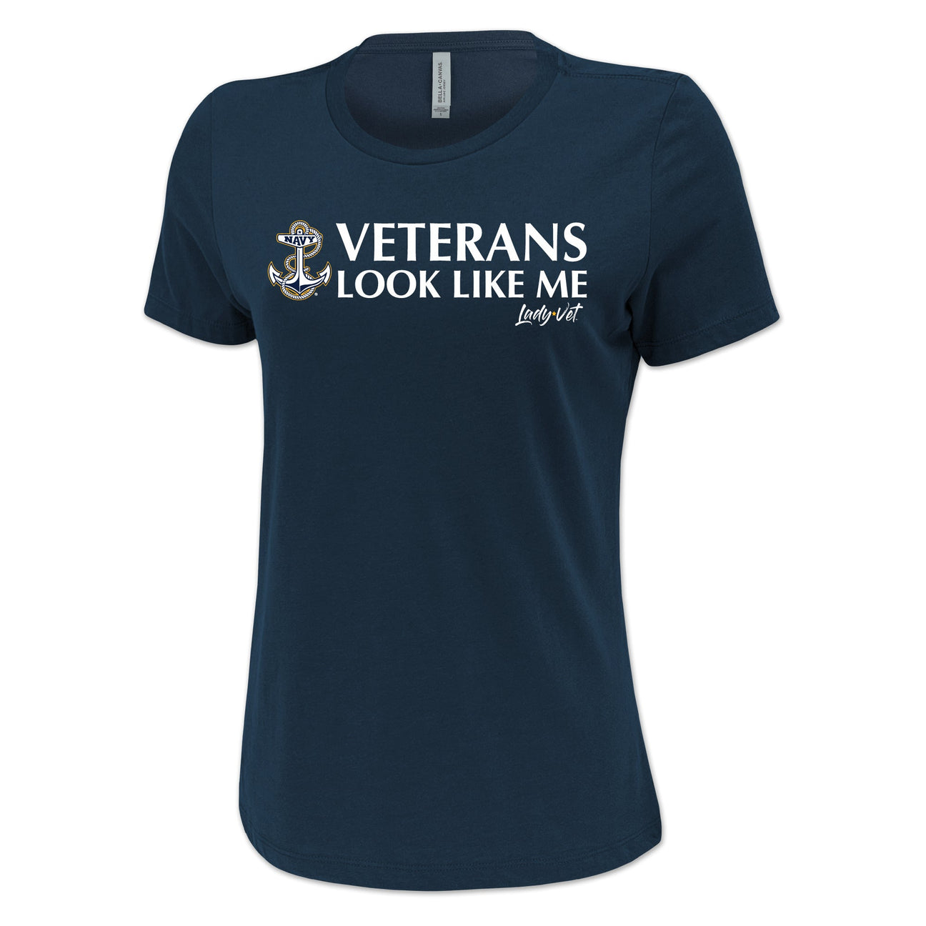 Navy Vet Looks Like Me Ladies T-Shirt