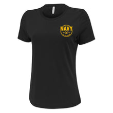 Load image into Gallery viewer, Navy Veteran Ladies T-Shirt