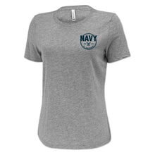 Load image into Gallery viewer, Navy Veteran Ladies T-Shirt