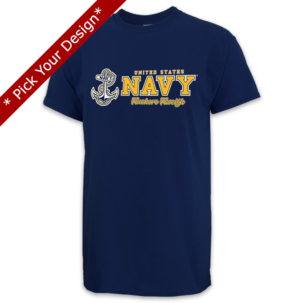 Pick Your Design Navy T-Shirt (Navy)