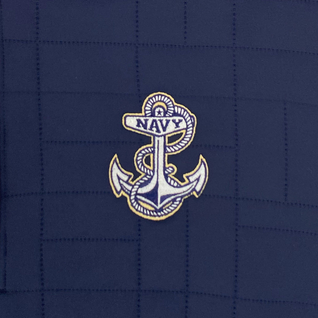 Navy Under Armour Quilted 1/4 Zip Pullover (Navy)