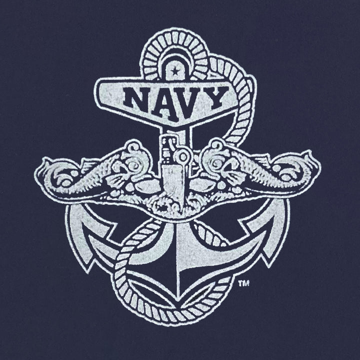 Navy Under Armour Silent Service Tech Long Sleeve T-Shirt (Navy)