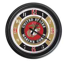 Load image into Gallery viewer, United States Marine Corps Indoor/Outdoor LED Wall Clock*
