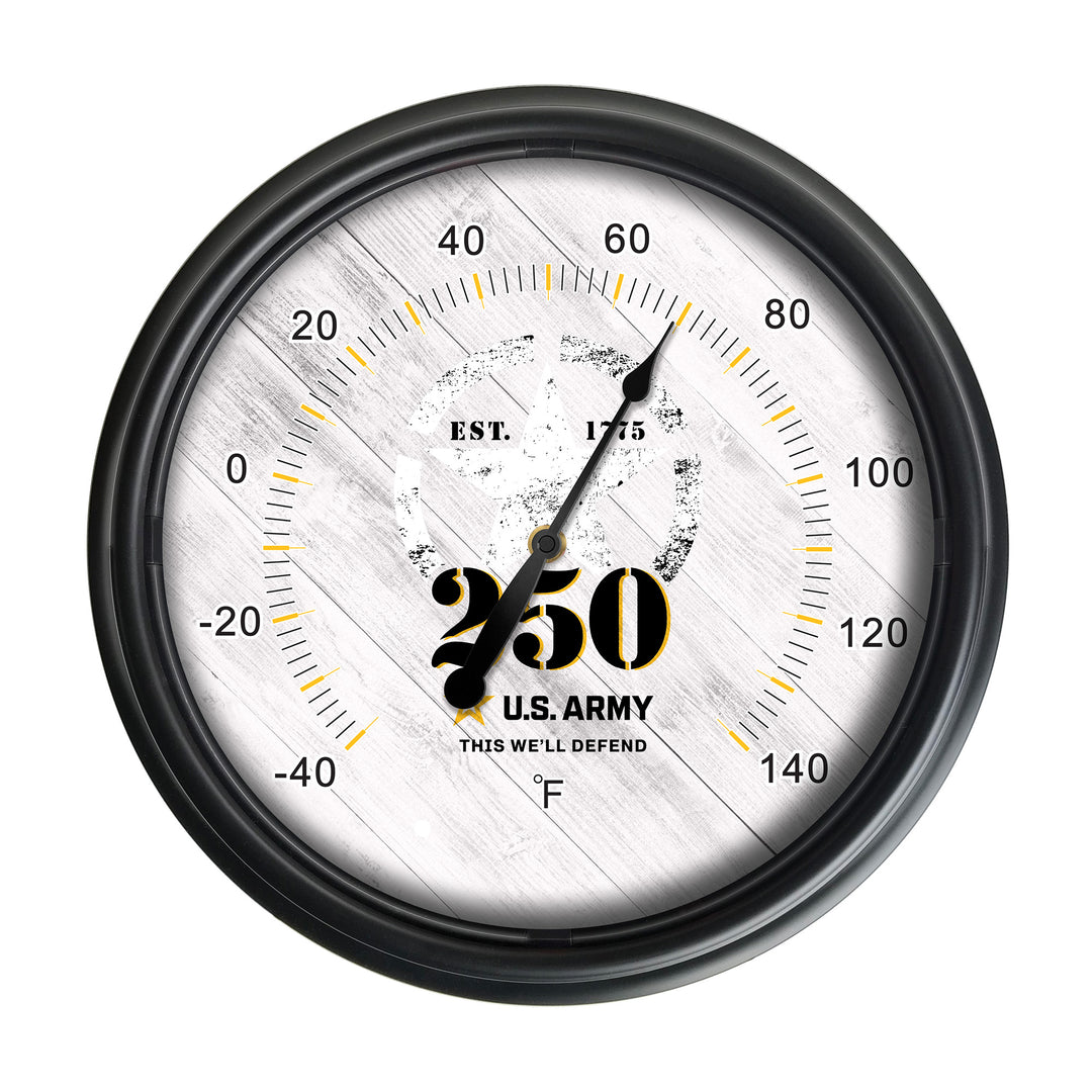 United States Army - 250 Years Indoor/Outdoor LED Thermometer*