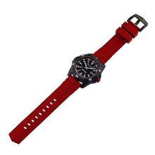 Load image into Gallery viewer, ProTek USMC Carbon Composite Dive Watch - Carbon/Black/Red (Red Band)