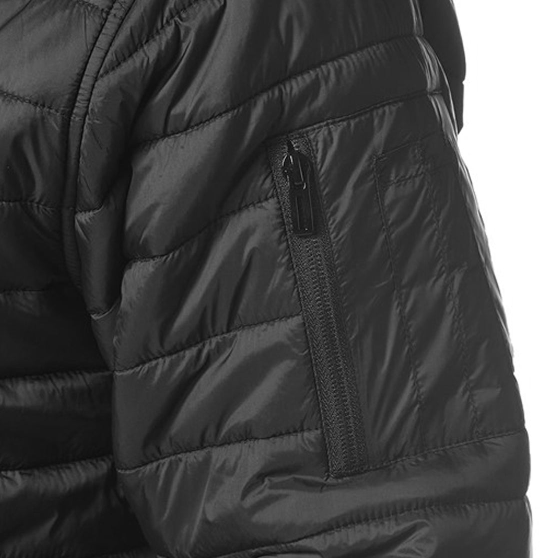 Navy Anchor Paradox Polyloft Bomber Jacket (Black)