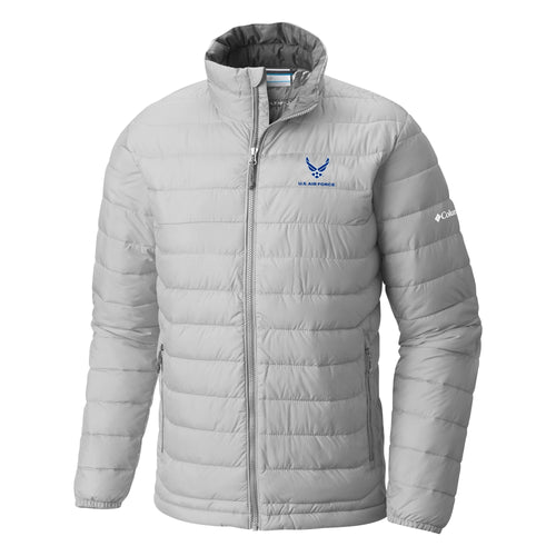 Air Force Wings Columbia Powder Lite Jacket (Grey)*