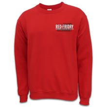 Load image into Gallery viewer, RED Friday Left Chest Crewneck (Red)