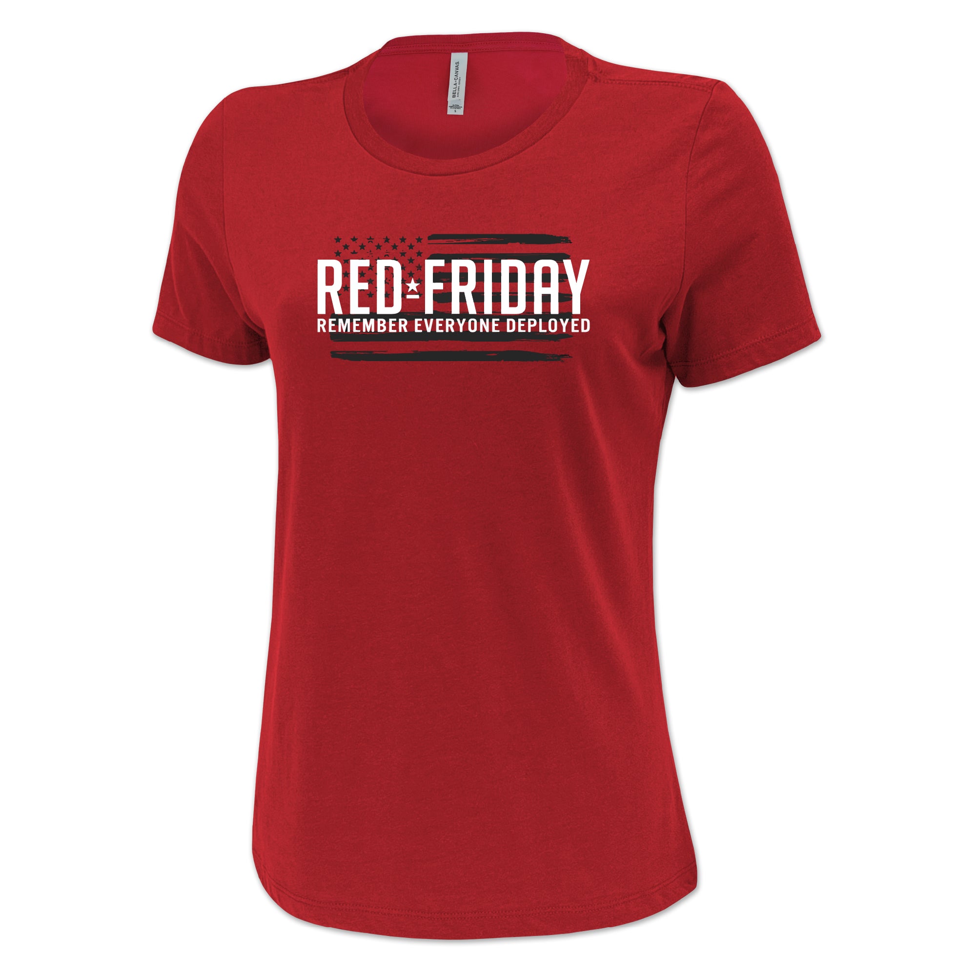 RED Friday Ladies Full Chest T-Shirt (Red)