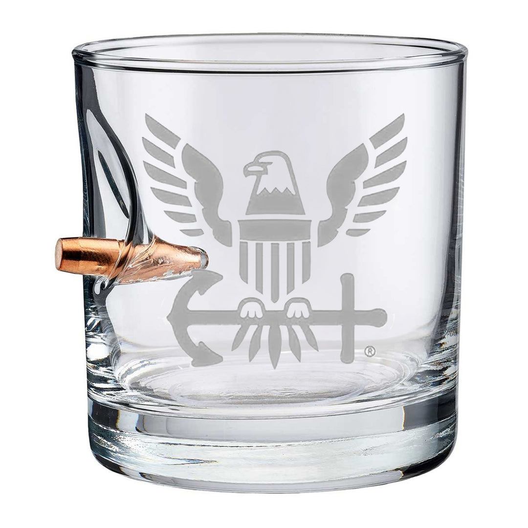 Navy Seal 308 Bullet 11oz Rocks Glass