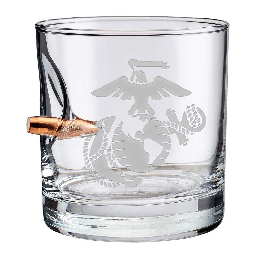 Marines EGA 308 Bullet 11oz Rocks Glass