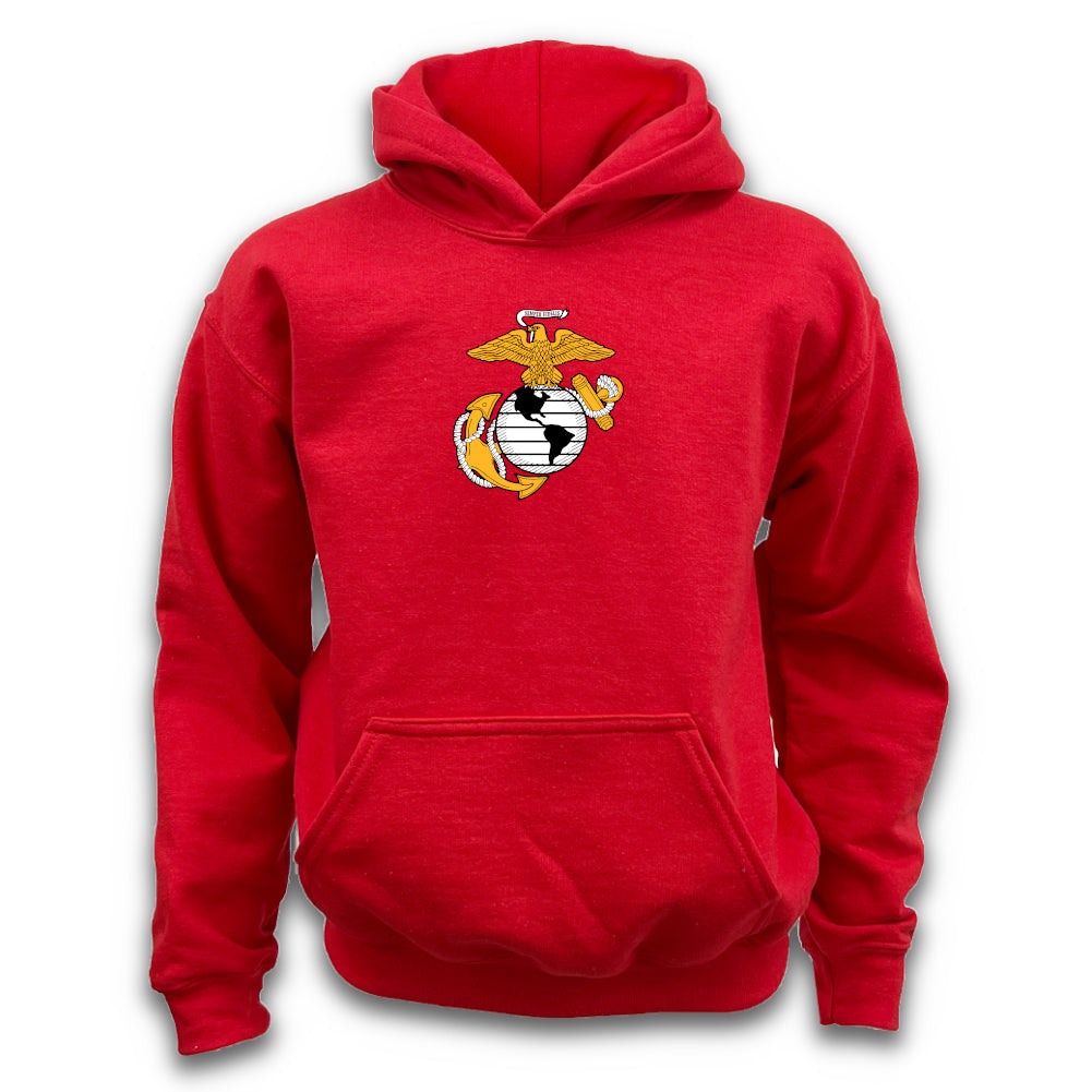 Marines Youth EGA Logo Hood