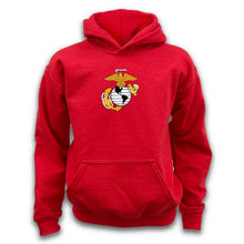 Load image into Gallery viewer, Marines Youth EGA Logo Hood