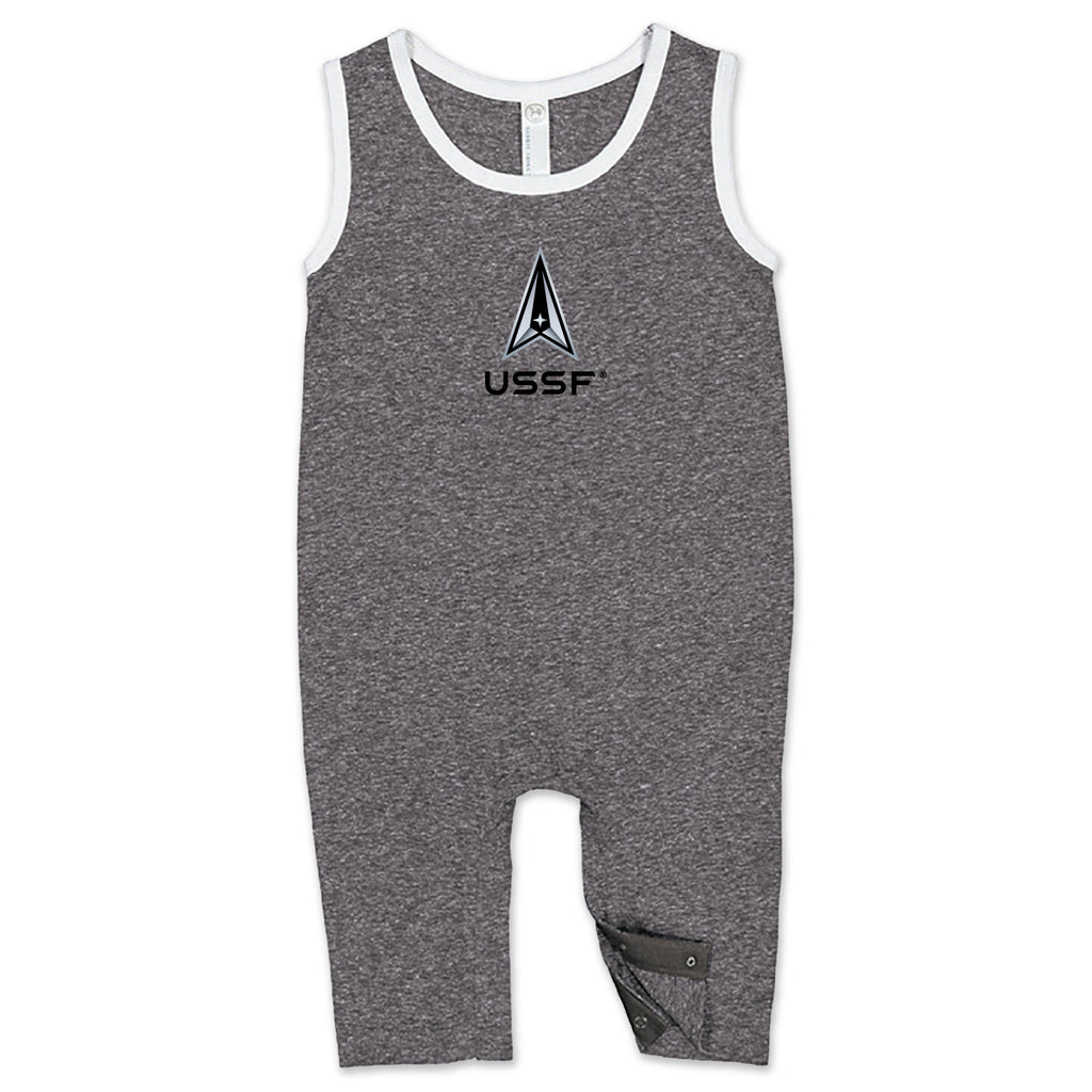 Space Force Delta Infant Tank Romper