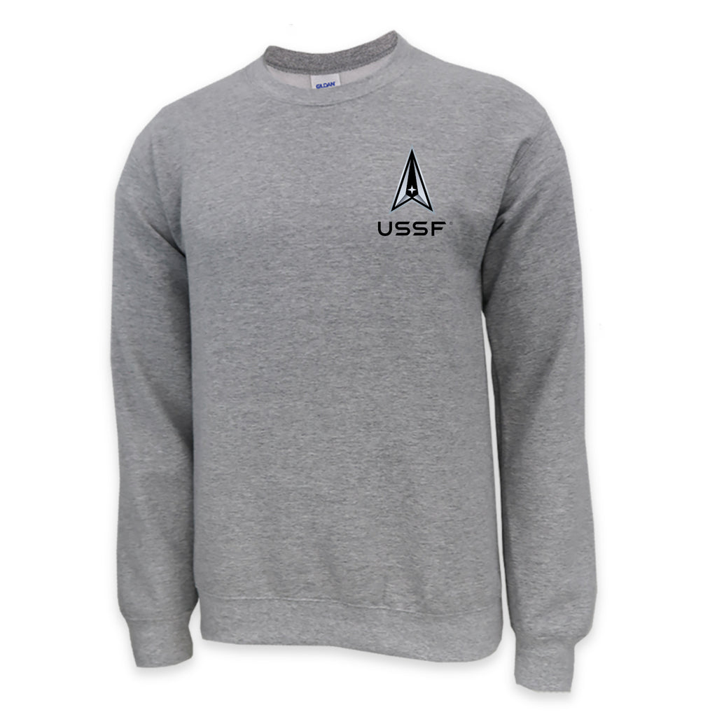 Space Force Left Chest Logo Crewneck