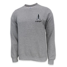 Load image into Gallery viewer, Space Force Left Chest Logo Crewneck