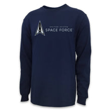 Load image into Gallery viewer, Pick Your Design Space Force Long Sleeve T-Shirt (Navy)