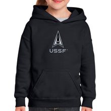 Load image into Gallery viewer, Space Force Youth Delta Logo Hood