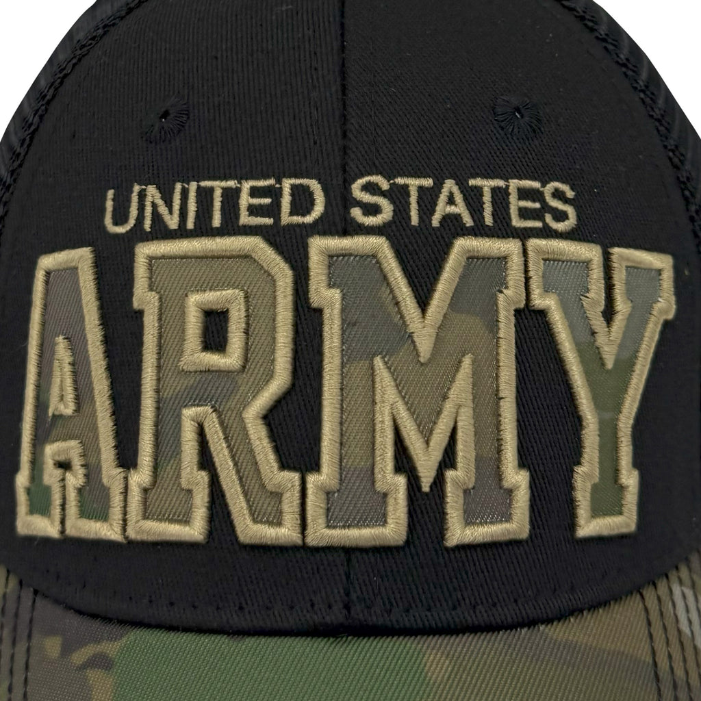 Army Shadow 250th Anniversary Hat (Black/Camo)