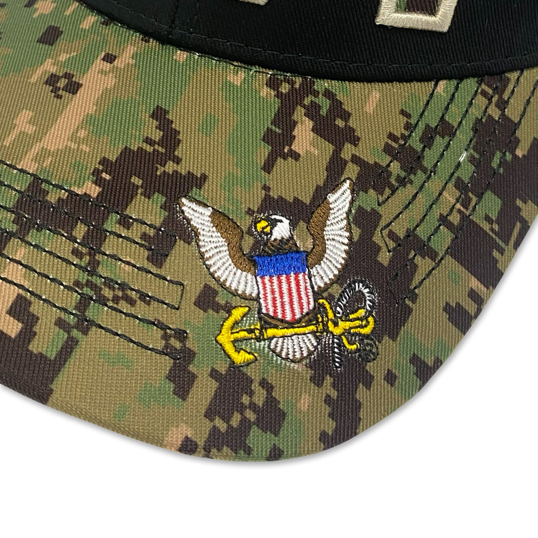 Navy Military Shadow 250th Anniversary Mesh Back Hat (Camo)