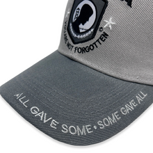 Load image into Gallery viewer, POW MIA You Are Not Forgotten Hat (Grey)