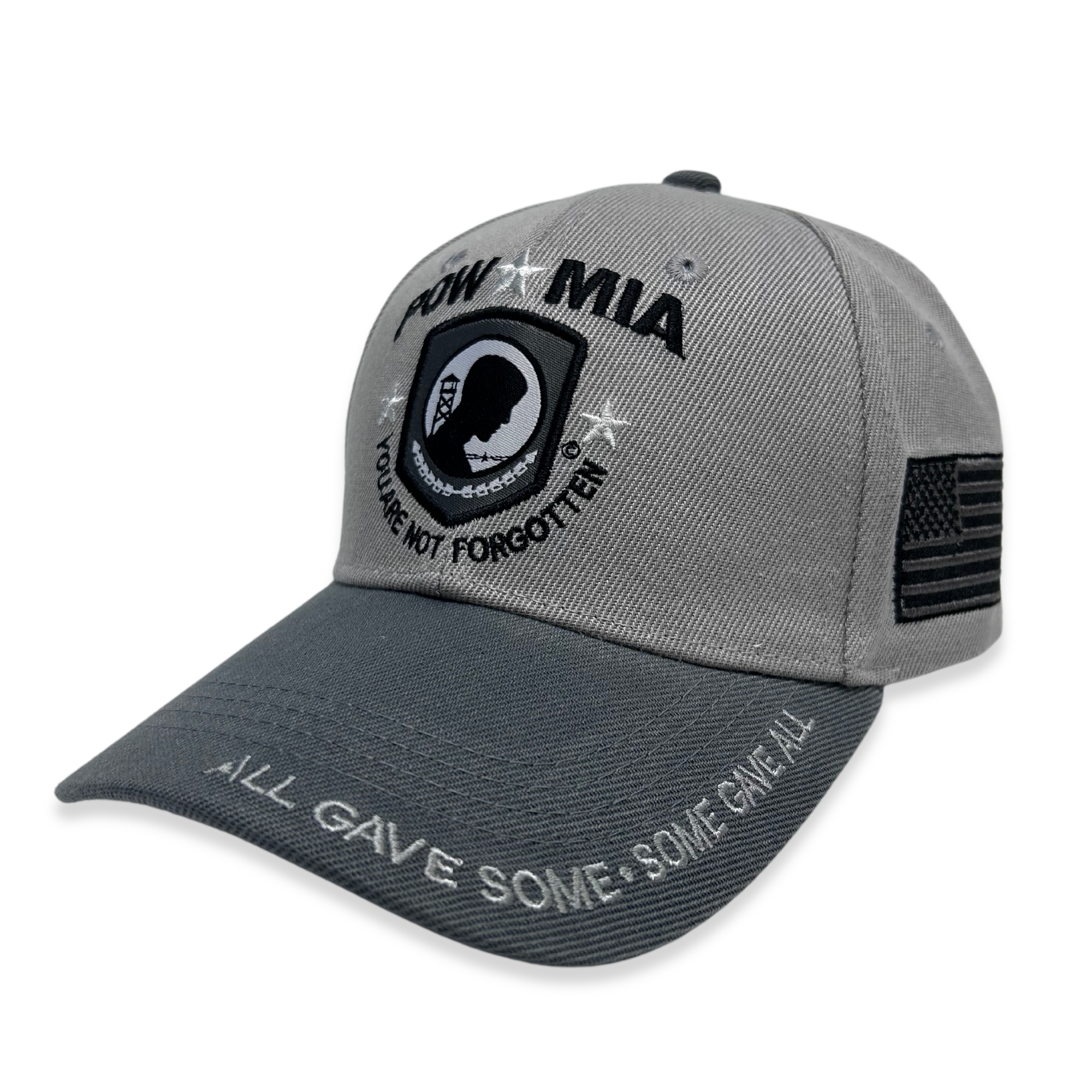 POW MIA You Are Not Forgotten Hat (Grey)