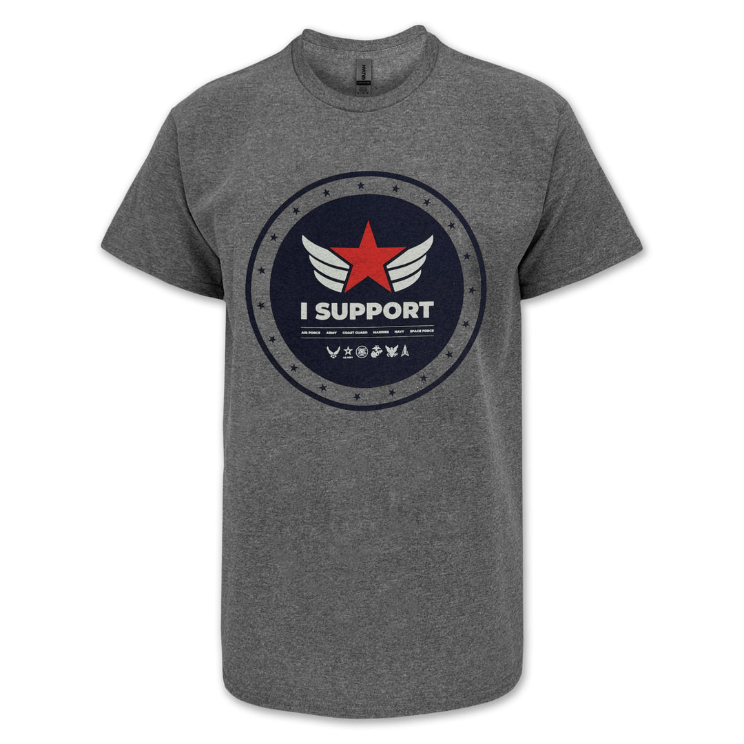 I Support Star T-Shirt (Grey)