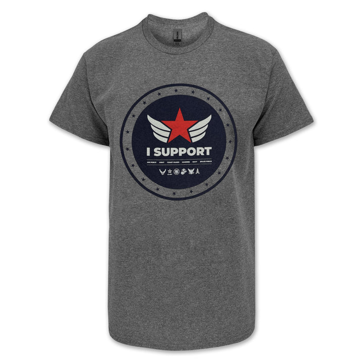 I Support Star T-Shirt (Grey)