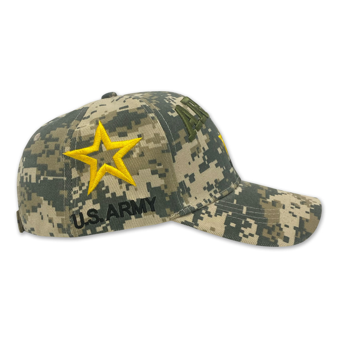 Army Star Veteran Digital Camo Hat (Camo)
