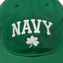 Load image into Gallery viewer, Navy Shamrock Hat