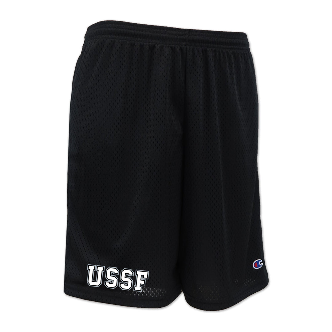Pick Your Design Space Force Champion Mesh Shorts (Black)