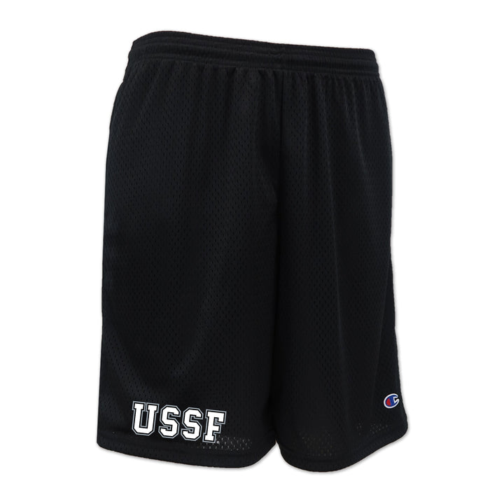Pick Your Design Space Force Champion Mesh Shorts (Black)