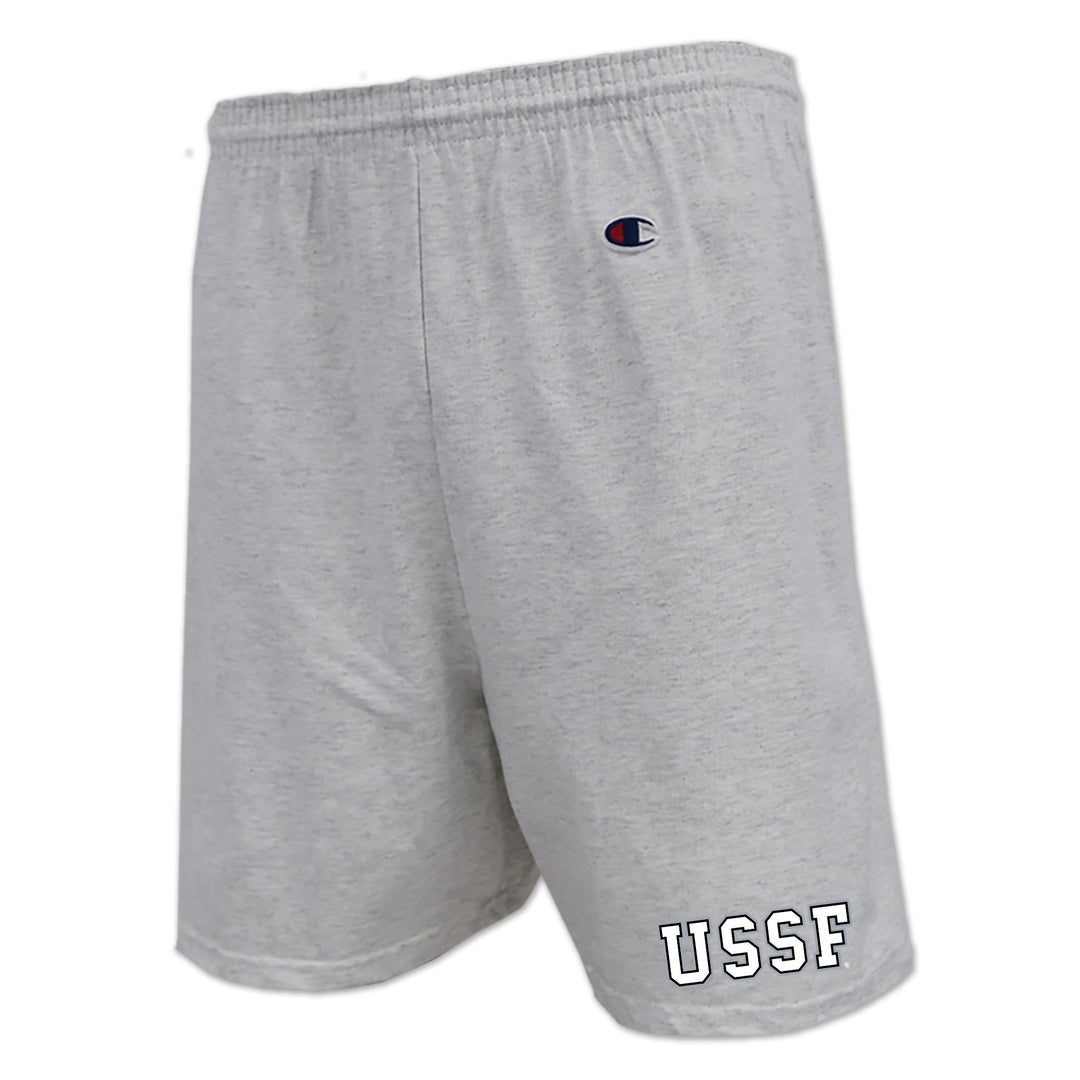Pick Your Design Space Force Champion Cotton Shorts (Grey)