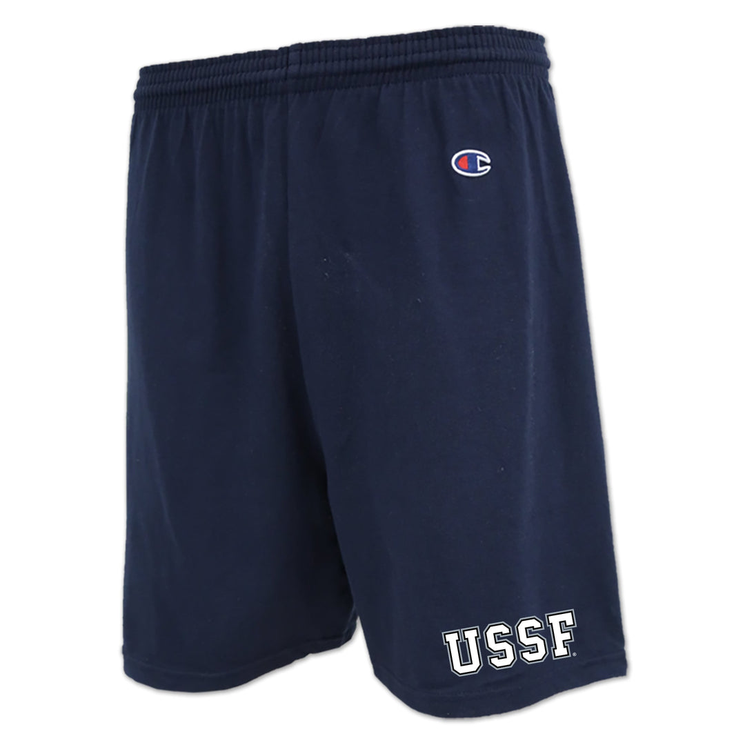 Pick Your Design Space Force Champion Cotton Shorts (Navy)