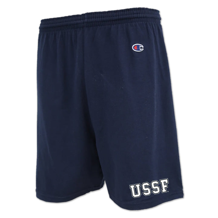 Pick Your Design Space Force Champion Cotton Shorts (Navy)