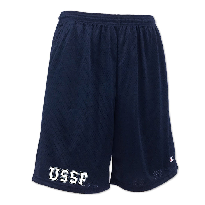 Pick Your Design Space Force Champion Mesh Shorts (Navy)