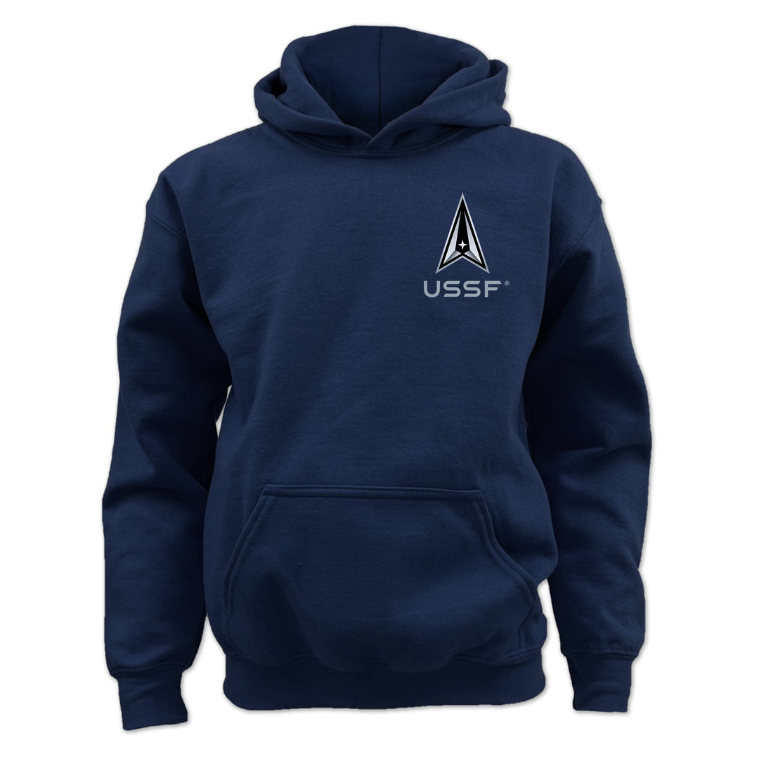 Pick Your Design Space Force Youth Hooded Sweatshirt