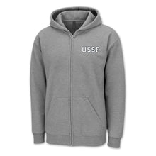 Load image into Gallery viewer, Space Force Block Full-Zip Hood