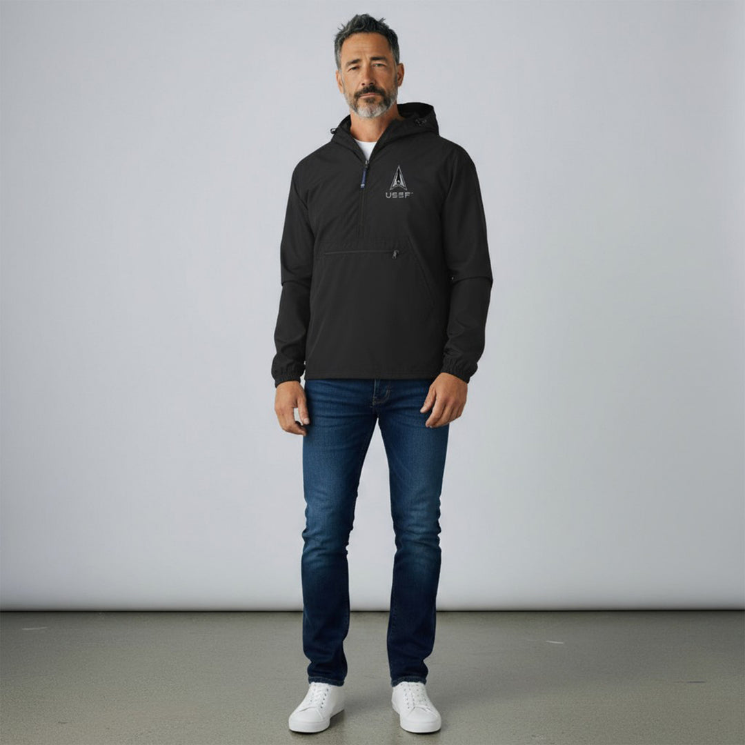 Space Force Delta Pack-N-Go Pullover